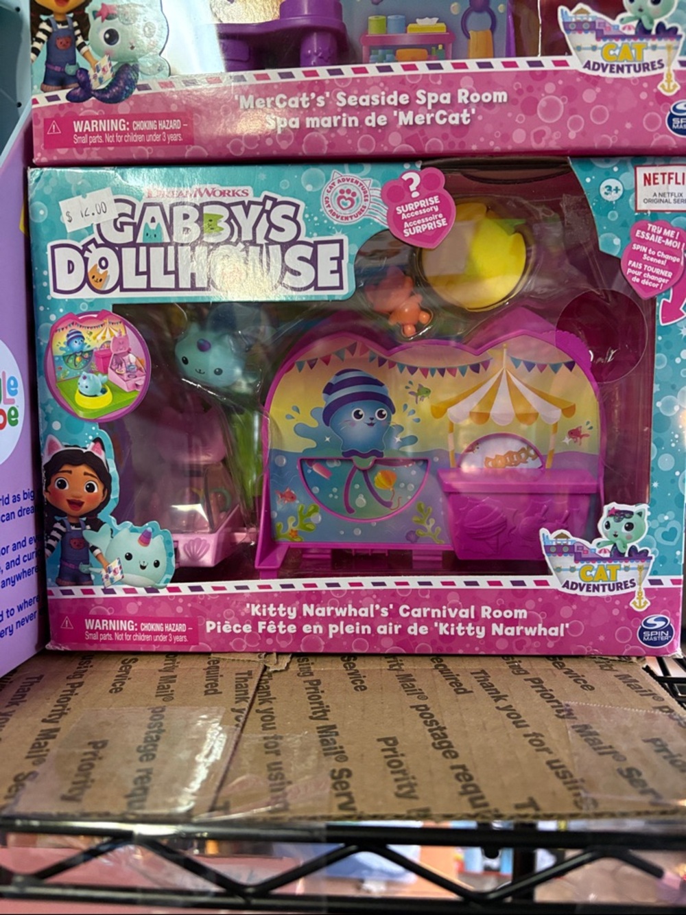 Nwt Kitty Narwhal's Carnival Room Playset - Pink & Purple